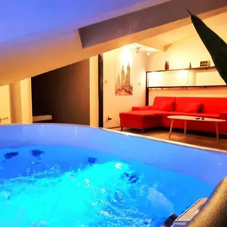 Jacuzzi Krakow Bamboo Apartment Exterior photo